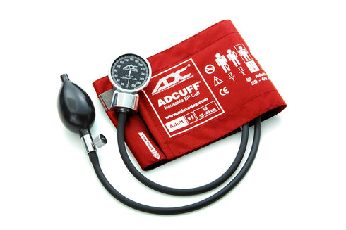 American Diagnostic Corporation DIAGNOSTIX Aneroid Sphyg, Adult, Orange 1/EA