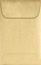 LUXPaper #1 Coin Envelopes | 50 Qty | 2 1/4" x 3 1/2" | Blonde Metallic | 80lb. Text