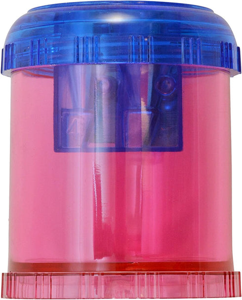 Westcott Plastic Manual Pencil and Crayon Sharpener, Assorted Colors, Single