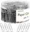 Silver Medium Paper Clips, 750 Pack, 1.3 Inch (33 mm), Suitable for Office, School, Daily Use, DIY Projects