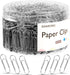 Silver Medium Paper Clips, 750 Pack, 1.3 Inch (33 mm), Suitable for Office, School, Daily Use, DIY Projects
