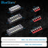 BlueStars 6 Packs 4/5/6 Positions Terminal Strip Blocks 600V 15A with Cover and 6 Packs 400V 15A Pre-Insulated Terminals Barrier Strip Used for Home Electrical Project