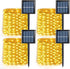 QITONG Solar Fairy Lights, 4 Pack Each 33ft 100 LED Warm White