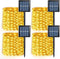 YEGUO 4 Pack Warm White Solar Fairy Lights, Each 33ft 100 LED