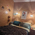 Frideko Bamboo Lantern Plug in Wall Sconces Wicker Wall Lamp with Plug in Cord Hand Woven Rattan Wall Light Farmhouse
