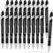 Teling 20 Pcs Inspirational Quote Pens, Motivational Ballpoint Pen with Soft Stylus Tip for Coworkers (Black)