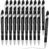 Teling 20 Pcs Inspirational Quote Pens, Motivational Ballpoint Pen with Soft Stylus Tip for Coworkers (Black)