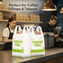 11''x6''x21'' 300PCS YoYoRain White Thank you T shirt bag, Grocery shopping bag Reusable and Disposable Supermarket Bag