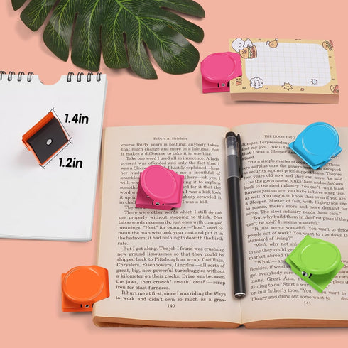 VNDUEEY 24 Pcs Magnetic Clips, Heavy Duty Metal Clips for Whiteboard, Fridge, Locker, Photo Displays
