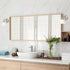 511618 Millbridge 1-Light Dimmable Design House Wall Light Traditional Indoor Light with Alabaster Glass for Bathroom