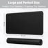 Hsurbtra Desk Pad - 30" x 14" PU Leather Mat, XL Extended Mouse Pad, Waterproof Non-Slip for Office Home, Black