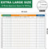 Extra Large 36X45 Inch Property Management Make Ready White Board - Dry Erase Checklist for Real Estate