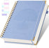 Spiral Notebook - College Ruled, 300 Pages, 8" x 10", B5 Hardcover Journals for Work & School (Blue)
