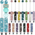 Tondiamo 15 Pcs Glitter Beadable Stylus Pens Full Rhinestone Stylus Pens for Beads