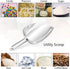 P&P CHEF Food Ice Scoop, 24oz Stainless Steel Utility Scooper for Wedding Party Bar Kitchen