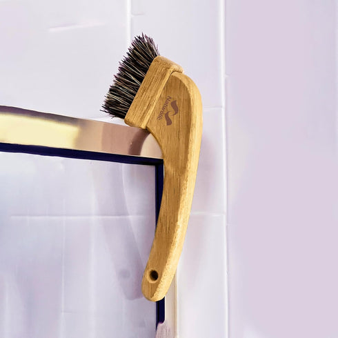 Set All-Natural Grout Brush | Wooden Cleaning Brush for Tile and Floor | Durable Floor Scrubber for Bathroom