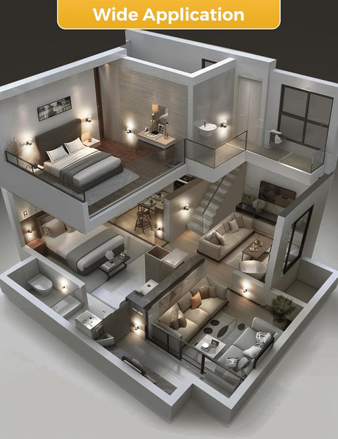 2 Pack Night Lights Plug into wall, White Light LED NighLight with Adjustable Brightness, Plug in Night Light with Auto