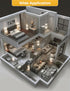 2 Pack Night Lights Plug into wall, White Light LED NighLight with Adjustable Brightness, Plug in Night Light with Auto