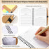 Spakon 20 Set Christian Church Gifts, Bulk Bible Verse Bamboo Pens and Mini Spiral Religious Notebooks for Teachers
