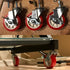 Heavy Duty Caster Wheels, Threaded Stem Casters, No Noise Swivel Locking Castor Wheels for Furniture