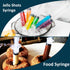 30Pack 1ml/cc Liquid Measuring Syringe with Caps - Individually Sterile Sealed Syringes Tools for Labs, Feeding, Jello
