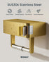 Toilet Paper Holder with Shelf, Wipes Holder for Bathroom, Flushable Wipes Dispenser, Stainless Steel Toilet Paper Roll