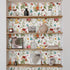 17.7''x354'' VEELIKE Herbs Floral Wallpaper Stick and Peel Vintage Butterflies Marigolds Contact Paper for Walls