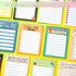 Teacher Notepad Sets, 24 Pcs Lined Notepads for Teacher Appreciation, Memo Notepads, Colored Sticky Paper Notes