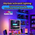 wacuaao 24 Inch Setup (24 inch) Monitor Backlight - Reactive LED Strip for PC and Mac - Screen Color and Music Sync