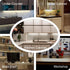 Counter 3Pcs 6500K 1350Lm Under Cabinet Lights Built-in ADIUSTABLE Cable LED Light Bar No Messy Wires! Touch Under