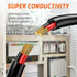 25FT 12 2 12 Energeaster Gauge Wire Conductor Electrical Wire, AWG Pure Copper Black Flexible Stranded PVC Cord