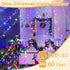 200LED 60FT 8 Ollny Christmas Lights Indoor, Multicolor Connectable Plug in String Light Outdoor, Modes Waterproof