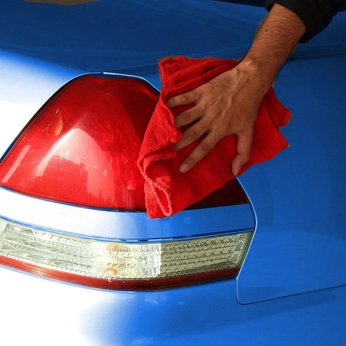 14"x12" (90 Pack) Simpli-Magic Cotton Shop Towels Reusable Cleaning Shop Rags for Automobiles, Industries, Garage