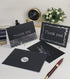 T&M Quality Designs LLC 120 6 4x6 Inches Elegant Thank You Cards in Black with Matching Black Envelopes and Sealing