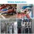 8pcs 23.35cm 219mm PATIKIL Tri Clamps Gasket, OD ID Sanitary TC Tri Clamps Gasket Tri Pipe Silicone Ferrule Washers