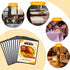 FLK Tech 10 Pack 1 2 8.5 11 Inch FLKQC Page Menu Covers, View x Clear PVC Menu Holder, Double Stitched Restaurant Menu