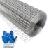 RXWJZP 304 Stainless Steel Hardware Cloth Wire Mesh Roll, 1/2 inch 19 Gauge