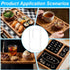 HekouJiub 3 Pocket Valet Tray Router Templates Rectangle Clear Acrylic Templates for Woodworking Transparent Router