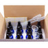 YIZHAO 1oz Black Glass Dropper Bottles, Tincture Bottles with Glass Dropper for Essential Oils, Aromatherapy, 12 Pcs