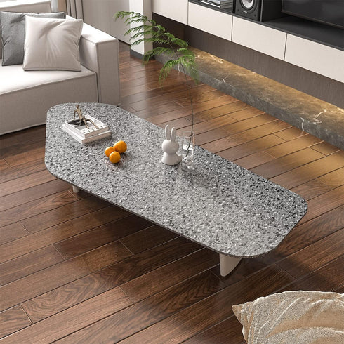Dark Gray Terrazzo Contact Paper, 78.8" X 16" Peel and Stick Wallpaper for Bathroom and Desk