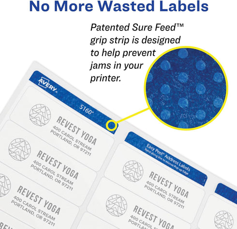 Avery Multiuse Removable 1" Round Labels, 945 Small White Labels for Organization and Storage