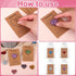 DatingShiny 96 Sets Pocket Hug Token Bulk Natural Heart Crystals with Hug Cards and Organza Bags Pocket Hug Heart