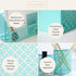 BLU MONACO Aqua - Teal 6 Piece Cute Desk Organizer Set, Accessories for Women, Desktop Organization