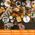 wlilupah 200 Pcs Paper Food Tray Sturdy Disposable Food Boats Nacho Plates Disposable Serving Snack Trays for Catering