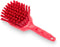 SPARTA 40541EC05 Plastic Scrub Brush - Utility Kitchen Brush with Hanging Hole for Cleaning, 8 Inches, Red