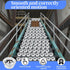 2 MULE TEAM 100PCS 5/8" CY-15H 44lbs Roller Ball Transfer Bearings, Carbon Steel Ball Bearings Rollers, Ball Transfer