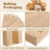 YALOJE 20 9.8 4.7 2 Inches Packaging Pcs Bread Bags with Tin Tie Tab Lock, * * Brown Kraft Paper Bakery Bags
