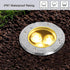 Low Voltage LED In-ground Lights, 3W 12V 24V Waterproof IP67 Pathway Lights for Outdoor Spotlights in Garden Yard (Warm