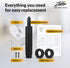 Office Chair Cylinder Replacement with Removal Tool, Gloves, Gas Cylinder & Hydraulic Piston