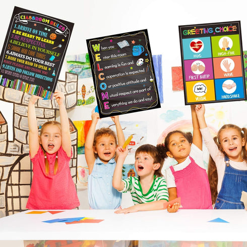 Welcome Classroom Poster, Back to School Classroom Decorations, Motivational Sign 11 X 14 for Decor